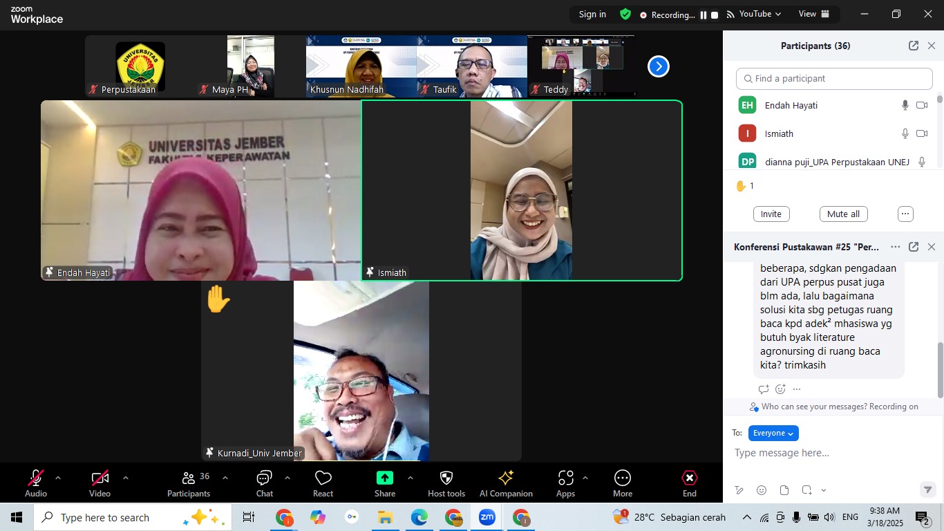 Konferensi Pustakawan #25: Peran Ruang Baca dalam Mendukung Akademik